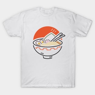 Rising Sun Ramen Noodles T-Shirt